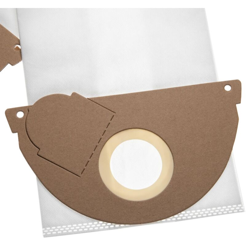 foto del prodotto vhbw 20x sacchetti compatibile con k rcher 5125, a 2101, a 2104, a 2105, a 2111, a 2131 pt aspirapolvere in microfibra, 49,4cm x 17,2cm, bianco