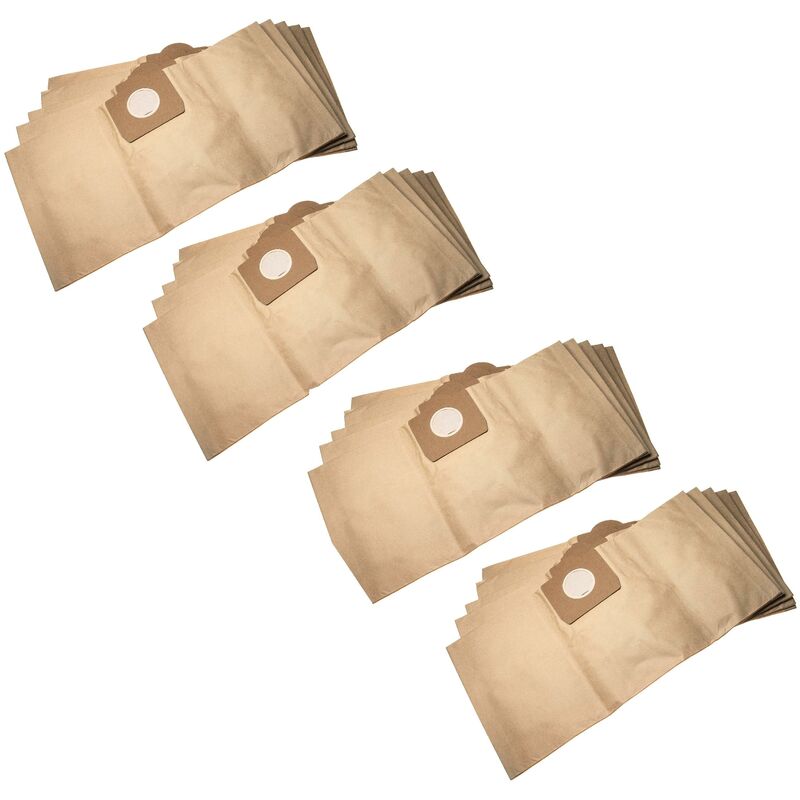foto del prodotto vhbw 20x sacchetti compatibile con k rcher a 2001, k 2001, k 3011, nt 2001, nt 211, nt 3011 aspirapolvere in carta, 56cm x 28,35cm, color sabbia
