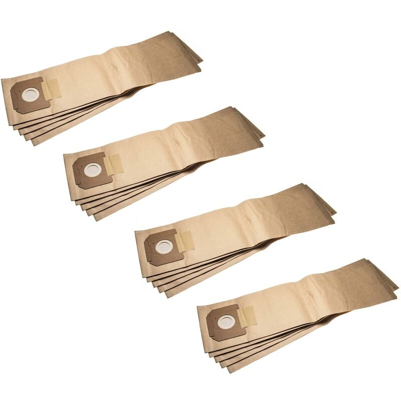 foto del prodotto vhbw 20x sacchetti compatibile con k rcher nt 75,5 1 tact te, nt 75,5 1 tact, nt 45 1 tact, nt 45 1 tact te aspirapolvere in carta, 75,5cm x