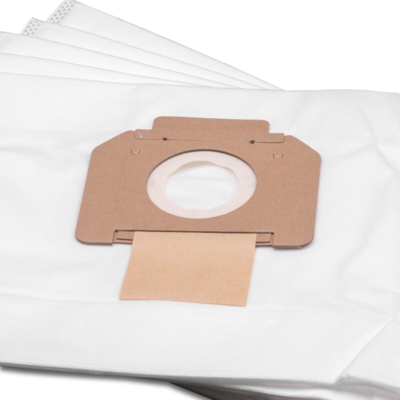 foto del prodotto vhbw 20x sacchetti compatibile con makita 446, 446l, 446lx, vc3012, vc3012m aspirapolvere in microfibra, bianco