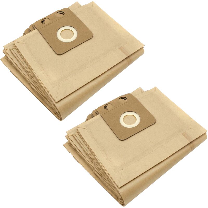 foto del prodotto vhbw 20x sacchetti compatibile con nilfisk alto gd gsn 1010, p 2000, s 1010, s 3020 aspirapolvere in carta, marrone