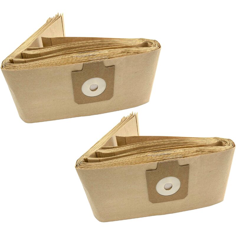 foto del prodotto vhbw 20x sacchetti compatibile con nilfisk alto uz 934 uz934 terrier cubic, uz 934 terrier cubic aspirapolvere in carta, color sabbia