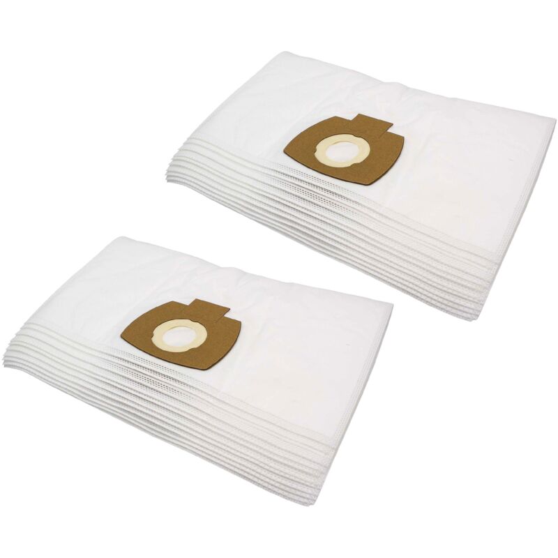 foto del prodotto vhbw 20x sacchetti compatibile con nilfisk alto wap kew aero 20, 20 01, 20 11, 20 21, 20 serie, 25 aspirapolvere in microfibra, bianco