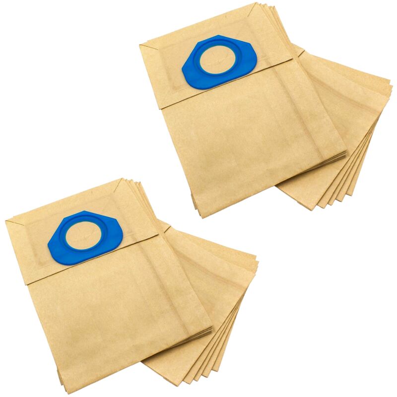 foto del prodotto vhbw 20x sacchetti compatibile con nilfisk gs90, gs 90 aspirapolvere in carta, color sabbia