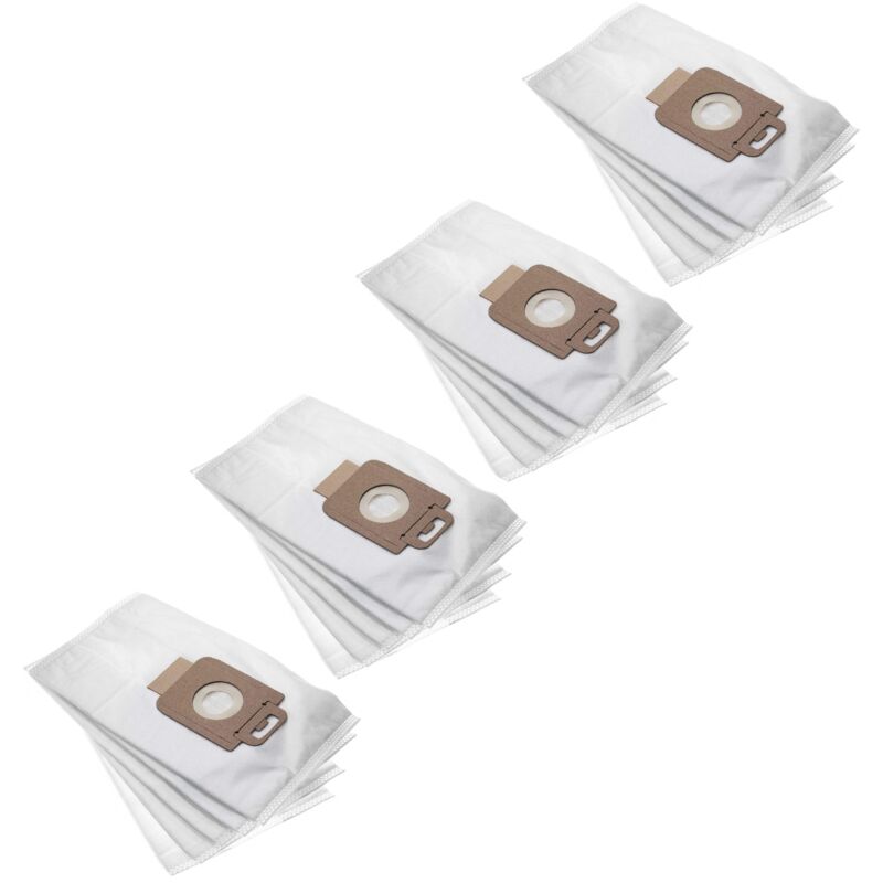 foto del prodotto vhbw 20x sacchetti compatibile con nilfisk p20, p30, p40 aspirapolvere in microfibra, bianco