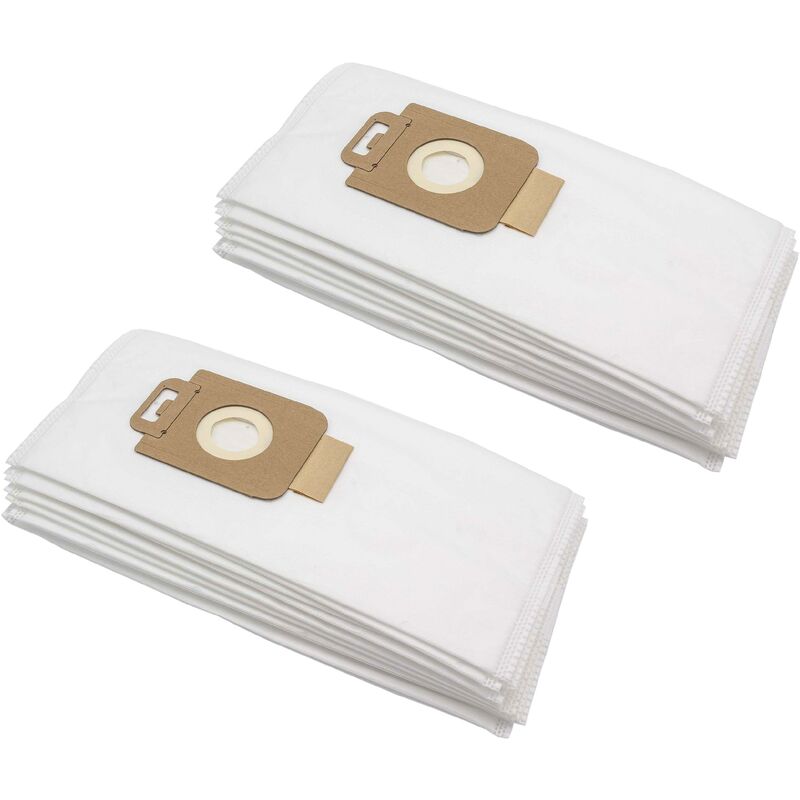 foto del prodotto vhbw 20x sacchetti compatibile con nilfisk power p12 sienna metallic, power p20, power p40, special, x100, x110 aspirapolvere in microfibra,