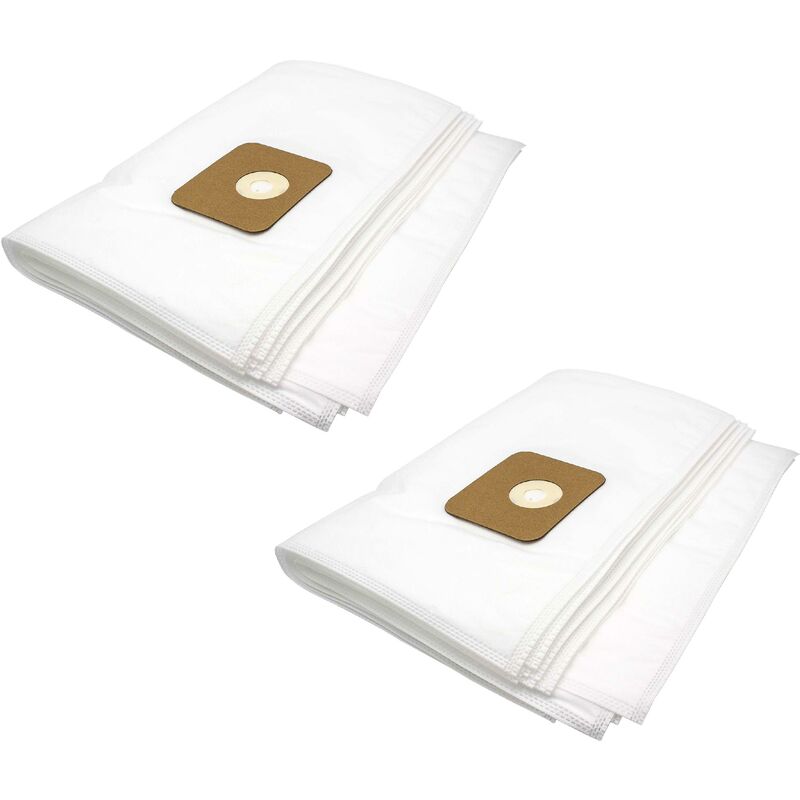 foto del prodotto vhbw 20x sacchetti compatibile con nilfisk vsc inox aspirapolvere in microfibra, bianco