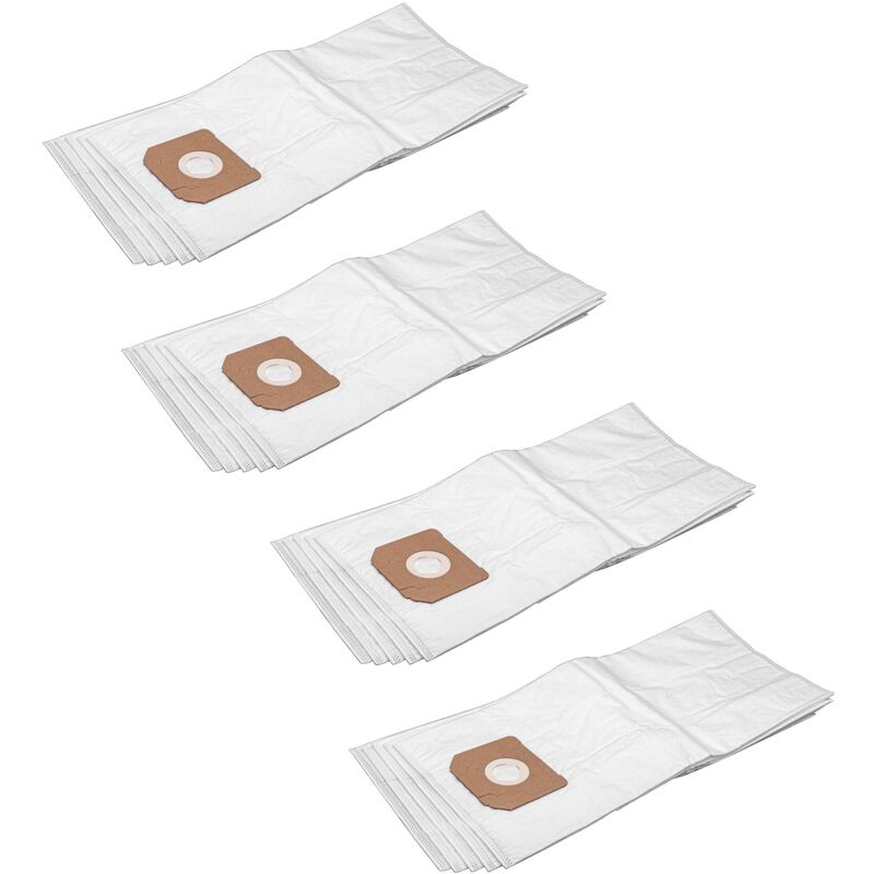 foto del prodotto vhbw 20x sacchetti compatibile con pansam a063030 aspirapolvere in microfibra, bianco