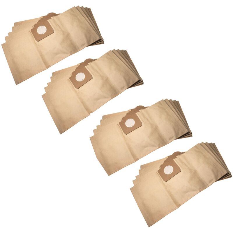 foto del prodotto vhbw 20x sacchetti sostituisce k rcher 6.904051.0, 6.904 051.0, 69040510, 6904 0510 per aspirapolvere in carta, 56cm x 28,35cm, color sabbia