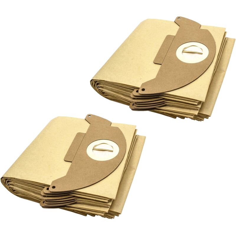 foto del prodotto vhbw 20x sacchetti sostituisce menalux 4885p per aspirapolvere in carta, marrone