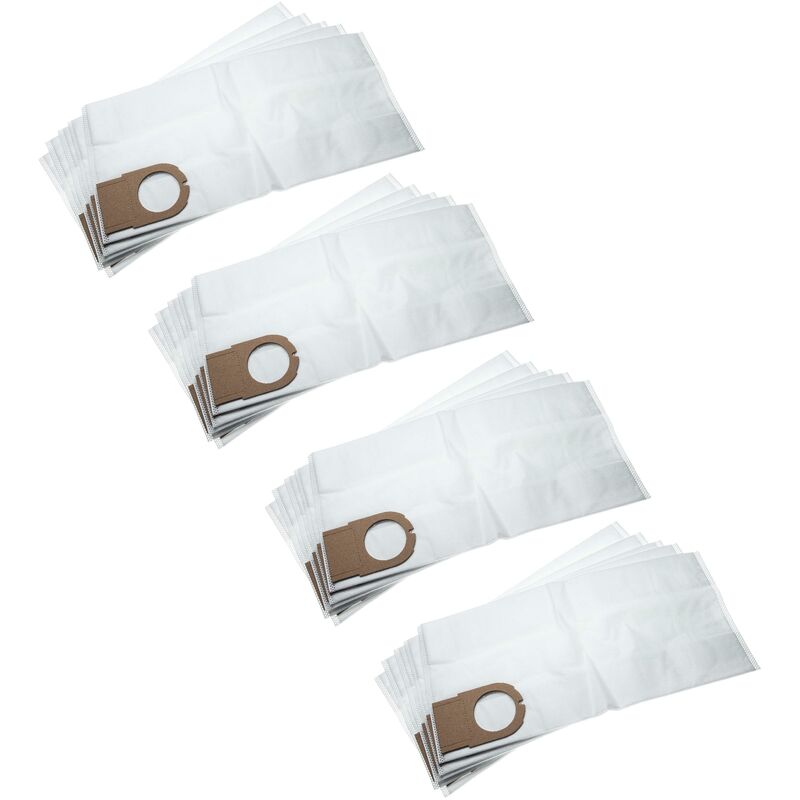 foto del prodotto vhbw 20x sacchetti sostituisce metabo 6.31348, 631348000 per aspirapolvere in microfibra, 49.3cm x 23.7cm, bianco