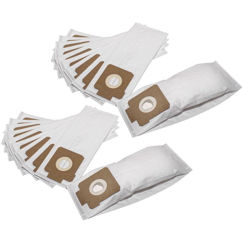 foto del prodotto vhbw 20x sacchetto compatibile con aeg vampyrette as 203, vampyrette as 206 aspirapolvere 17 28cm x 21cm bianco