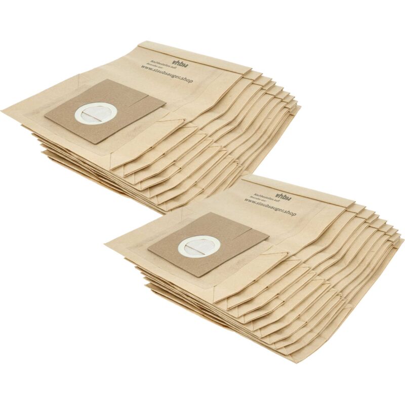 foto del prodotto vhbw 20x sacchetto compatibile con bosch bgl 452101 452132 maxx aspirapolvere 24,5cm x 18cm