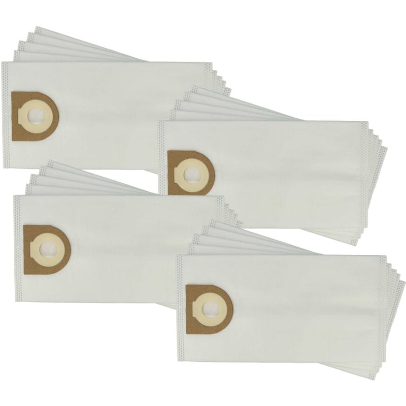 foto del prodotto vhbw 20x sacchetto compatibile con cleancraft flexcat 16 h aspirapolvere microfibra, 28,3cm x 14,5cm bianco