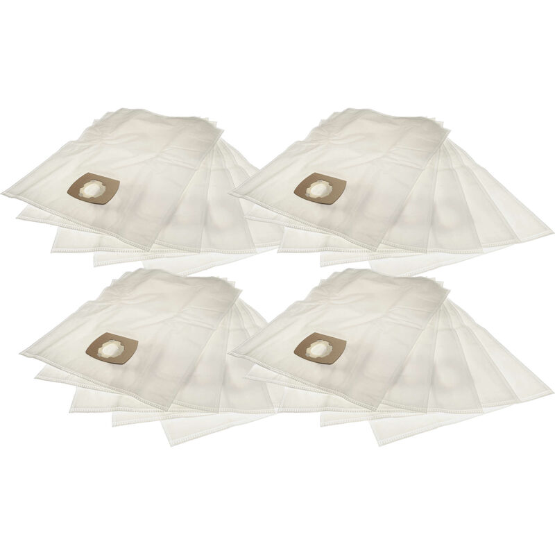 foto del prodotto vhbw 20x sacchetto compatibile con flex vce 26 l mc, vc 35 l mc, vce 45 l ac, vce 45 m ac aspirapolvere 44cm x 33cm bianco