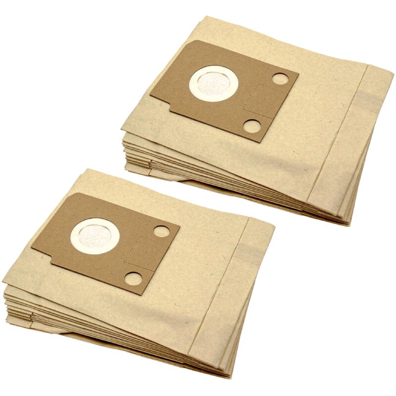 foto del prodotto vhbw 20x sacchetto compatibile con hoover ar 30 ar30, ar 21 ar21, ar 20 ar20 aspirapolvere carta, 26cm x 21cm color sabbia