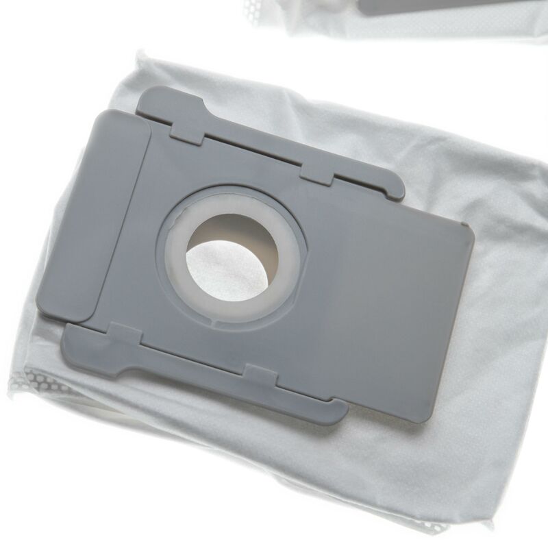 foto del prodotto vhbw 20x sacchetto compatibile con irobot roomba i7 plus, i7, i7 , e6, e5 aspirapolvere robot microfibra, 15,2cm x 12,6cm bianco