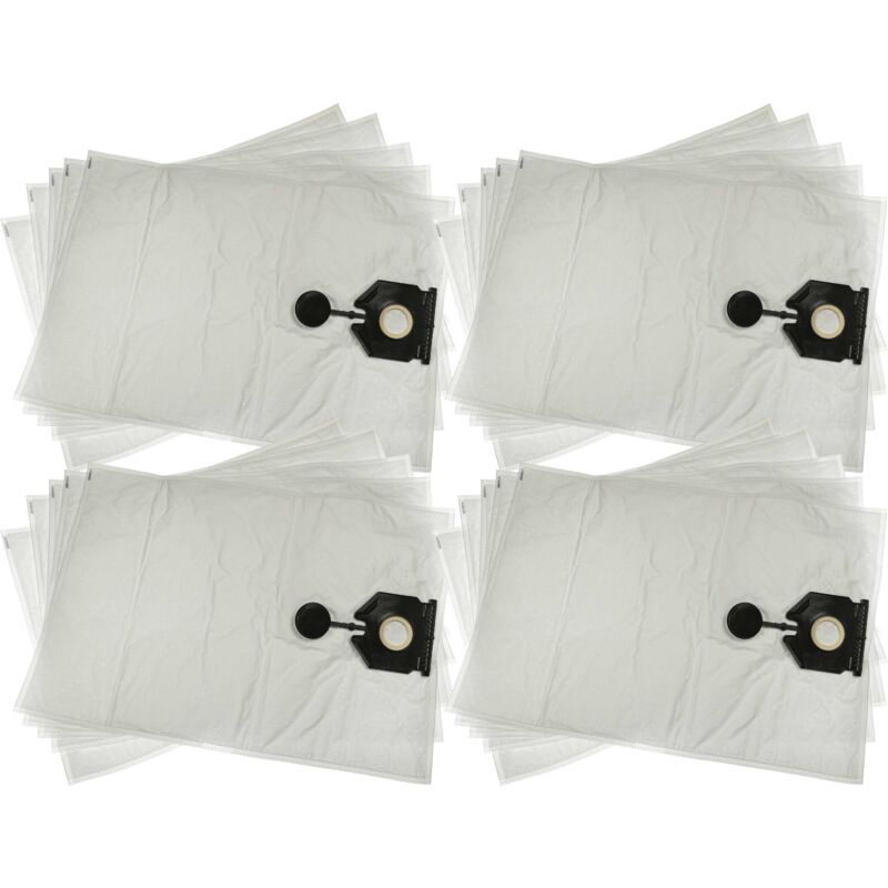 foto del prodotto vhbw 20x sacchetto compatibile con k rcher nt 30 1 tact te m aspirapolvere microfibra, 64cm x 44,5cm bianco