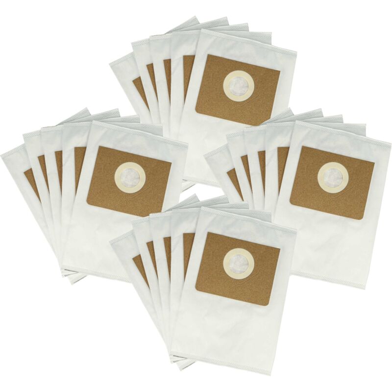 foto del prodotto vhbw 20x sacchetto compatibile con k rcher pront 200, 400 aspirapolvere microfibra, typ m, 30cm x 21cm bianco