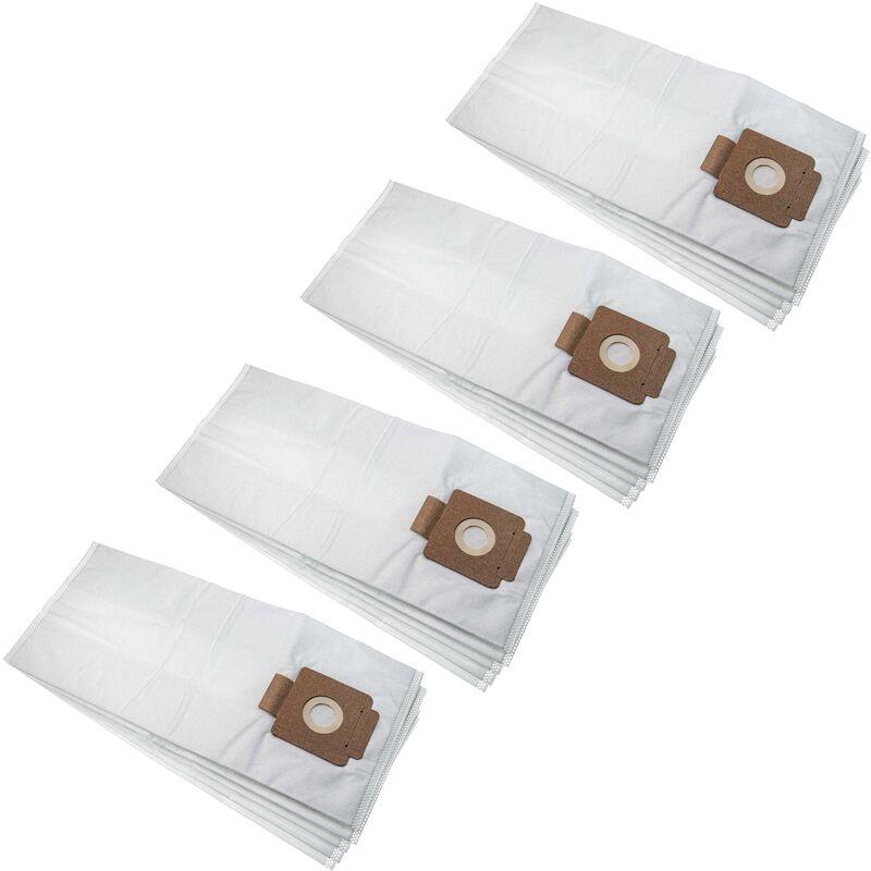 foto del prodotto vhbw 20x sacchetto compatibile con k rcher t 17 1, t 17 1 ecoefficiency aspirapolvere in microfibra, 49,8cm x 22,1cm, bianco