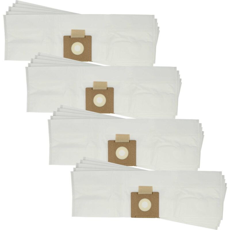 foto del prodotto vhbw 20x sacchetto compatibile con kenter ca 15s, ca 15, ca 15p aspirapolvere microfibra, 59cm x 17,5cm bianco