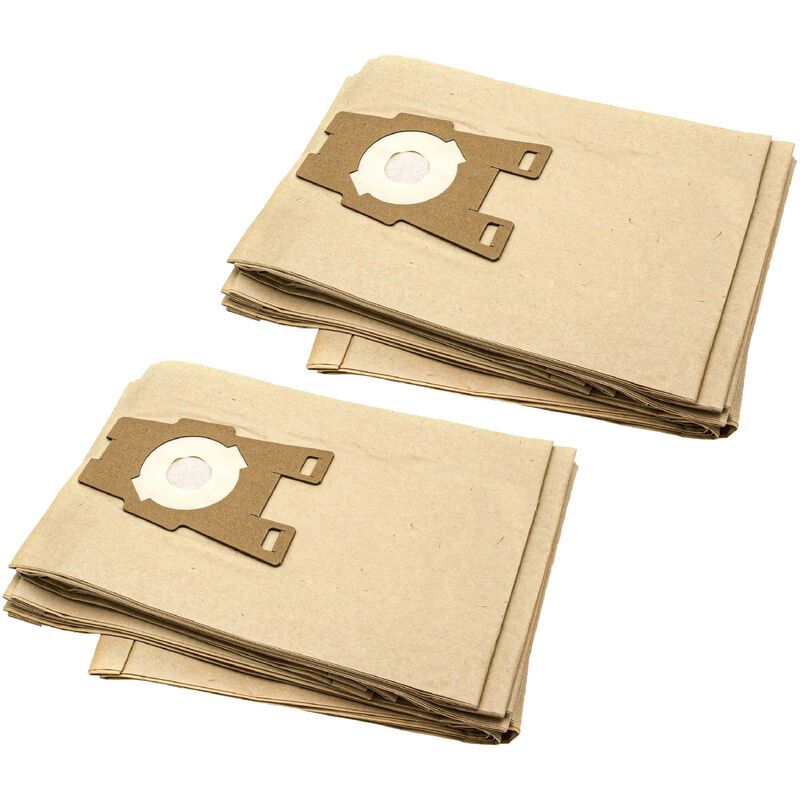 foto del prodotto vhbw 20x sacchetto compatibile con kirby g1, g10 sentria, g2, g2000, g2001, g3, g4, g5 aspirapolvere in carta, 32cm x 23cm, color sabbia