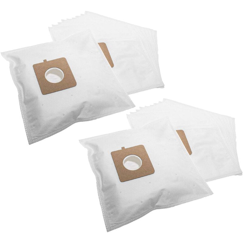foto del prodotto vhbw 20x sacchetto compatibile con lg electronics vcp 743, vcp 752, vcp 753, vcp 862 aspirapolvere in microfibra, 30,5cm x 17cm, bianco