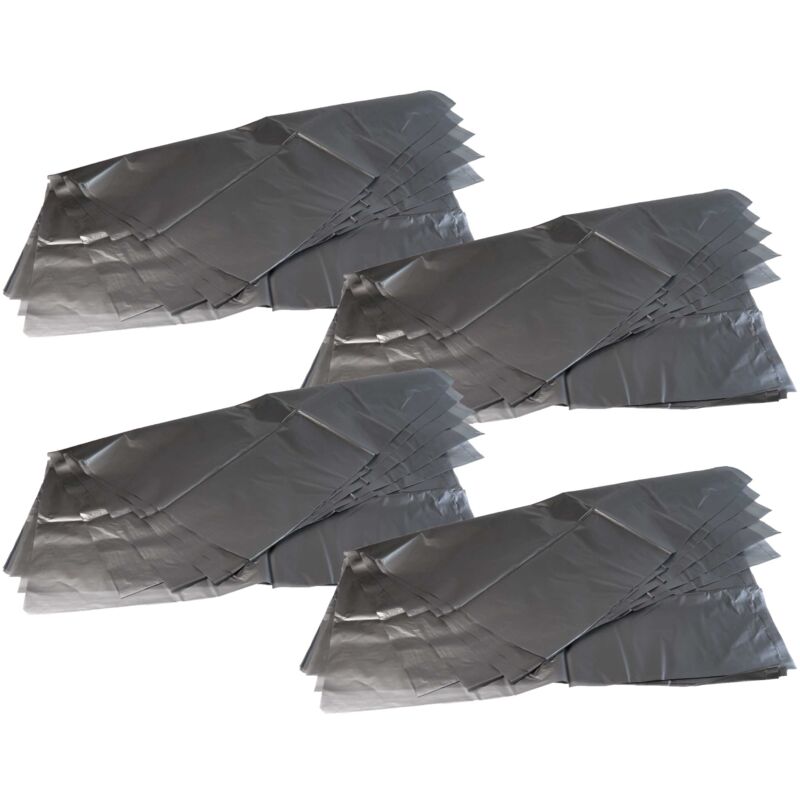 foto del prodotto vhbw 20x sacchetto compatibile con makita vc1310l, vc005gl aspirapolvere polietilene, 64cm x 66cm argento grigio