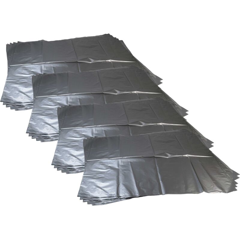 immagine 0 del prodotto vhbw 20x sacchetto compatibile con makita vc3210l aspirapolvere polietilene, 64cm x 80cm argento grigio