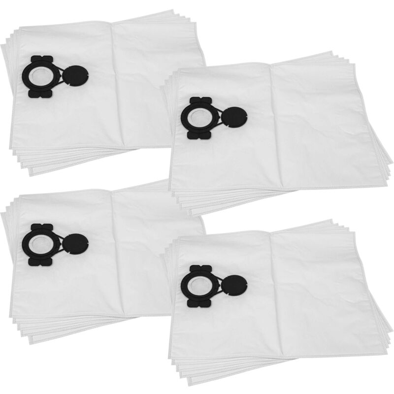 foto del prodotto vhbw 20x sacchetto compatibile con milwaukee as 250 ecp, as 2 250 elcp aspirapolvere tessuto non tessuto, volume di 25 l, 54cm x 41cm bianco