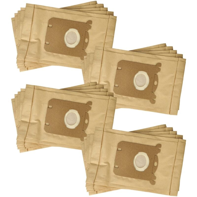 foto del prodotto vhbw 20x sacchetto compatibile con mio star hn 3500 eg, hn 3500 ey, hn 4000 aspirapolvere carta, 25,8cm x 16,2cm, color sabbia