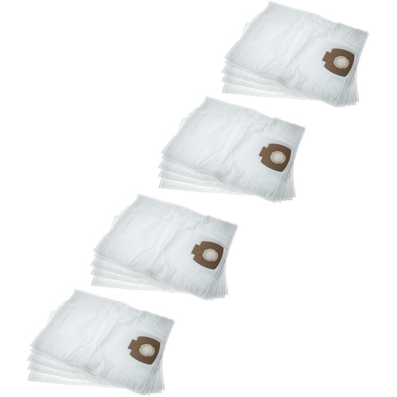 foto del prodotto vhbw 20x sacchetto compatibile con nilfisk alto aero 21, alto aero 21, alto aero 26 inox aspirapolvere microfibra, 53,45cm x 39,7cm bianco