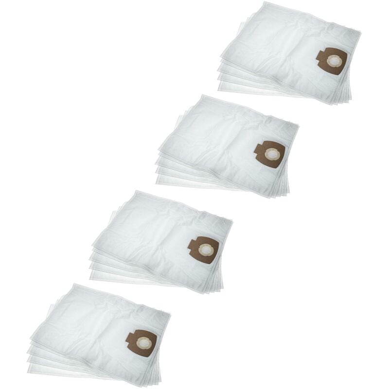 foto del prodotto vhbw 20x sacchetto compatibile con nilfisk alto aero 35, buddy 18, buddy 15, vl200 aspirapolvere microfibra, 53,45cm x 39,7cm bianco