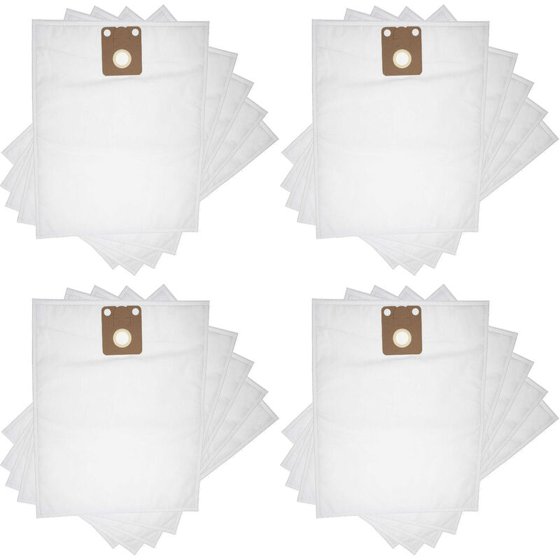 foto del prodotto vhbw 20x sacchetto compatibile con nilfisk gd 111, family de luxe, gd 2000, gd 1010 aspirapolvere microfibra, 42,5cm x 27cm bianco
