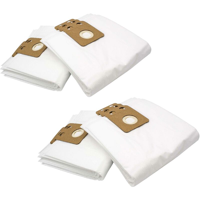 foto del prodotto vhbw 20x sacchetto compatibile con nilfisk gd 710, gd 910, gd 111, gd 2000, gd 1010, gd 911 aspirapolvere microfibra, 50cm x 23cm bianco