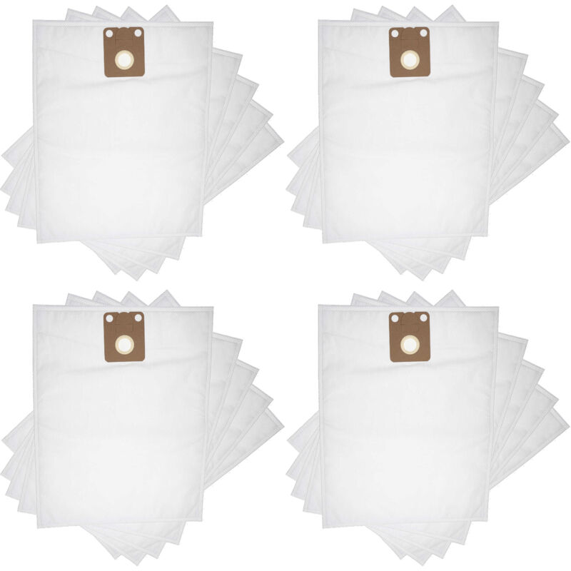 foto del prodotto vhbw 20x sacchetto compatibile con nilfisk vp300 r aspirapolvere microfibra, 42,5cm x 27cm bianco