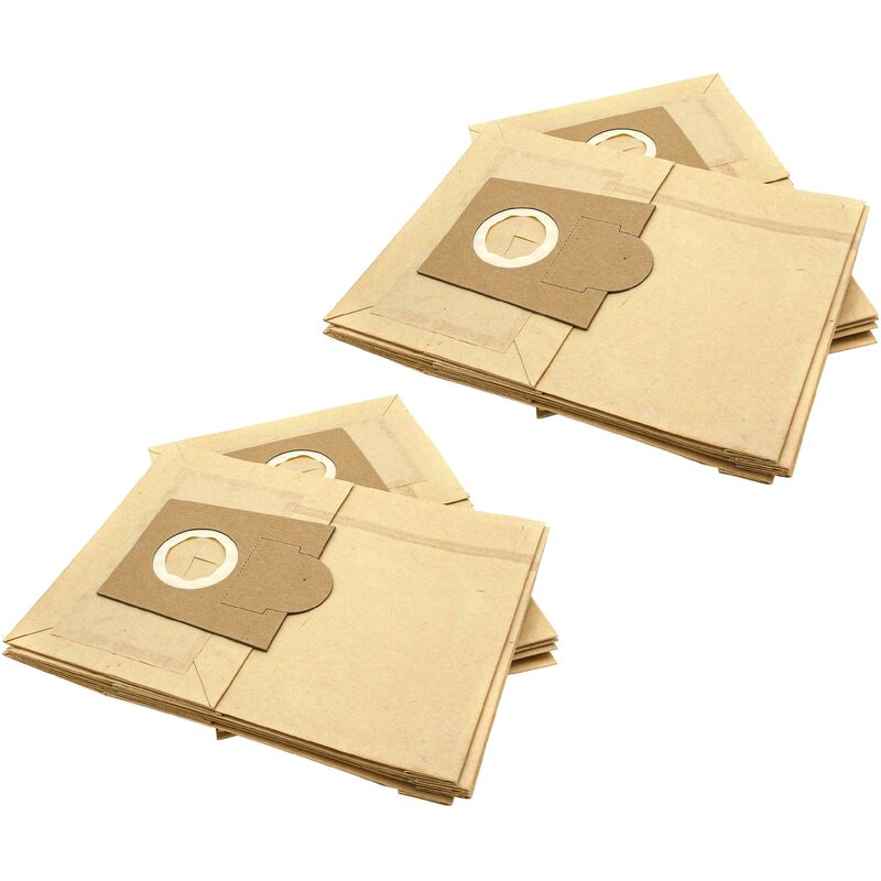 foto del prodotto vhbw 20x sacchetto compatibile con novum 545 961 545961, 517 649 517649, 612 257 612257 aspirapolvere 24,5cm x 18cm