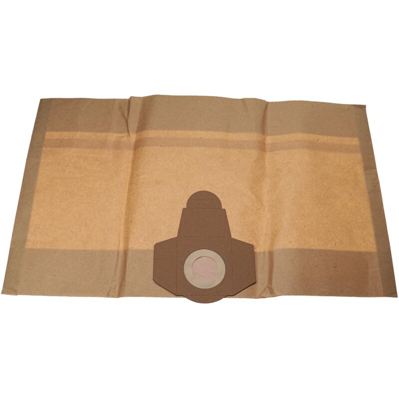 foto del prodotto vhbw 20x sacchetto compatibile con parkside pnts 1500 b2 ian 87778, pnts 1500 a1 ian 63677 aspirapolvere 38,5cm x 26cm marrone