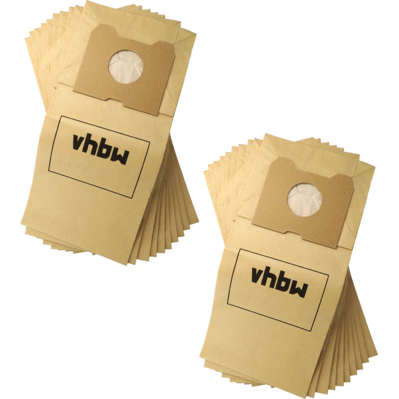 foto del prodotto vhbw 20x sacchetto compatibile con philips hr 6815 triathlon, 6814 triathlon, 6835 bt, 6835bt aspirapolvere 22cm x 19,5cm color sabbia