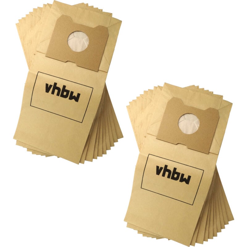 foto del prodotto vhbw 20x sacchetto compatibile con progress pp 7 aspirapolvere in carta, 30cm x 20cm, color sabbia