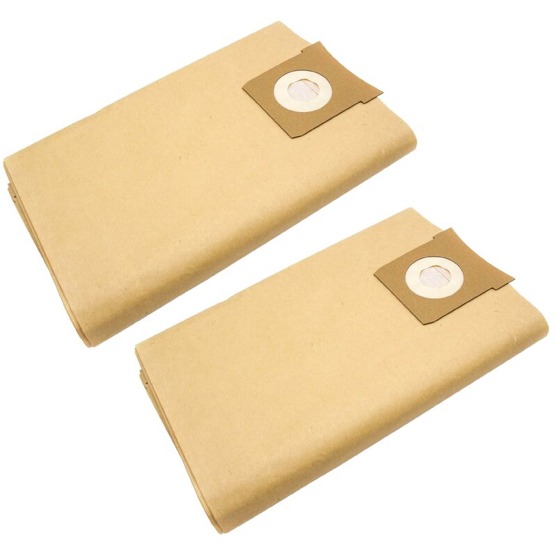 foto del prodotto vhbw 20x sacchetto compatibile con quigg nts 1000 aspirapolvere carta, 83cm x 37cm marrone