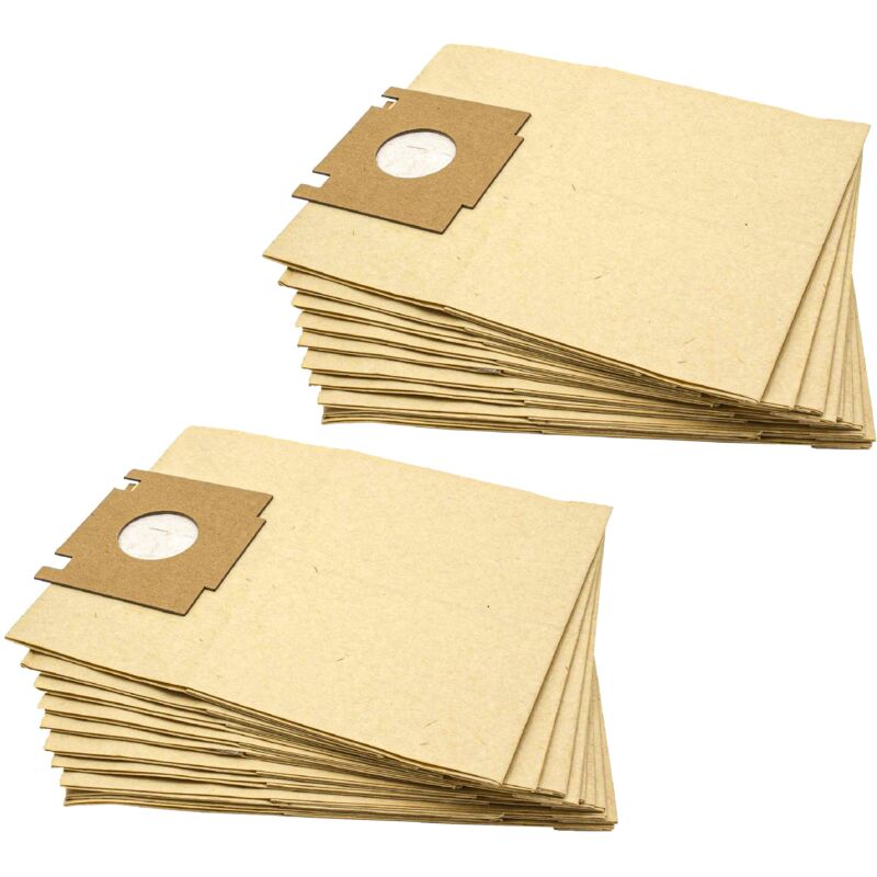foto del prodotto vhbw 20x sacchetto compatibile con rowenta ro 4013 4075 artec, ro 4013 4075 artec aspirapolvere 28cm x 18,5cm color sabbia