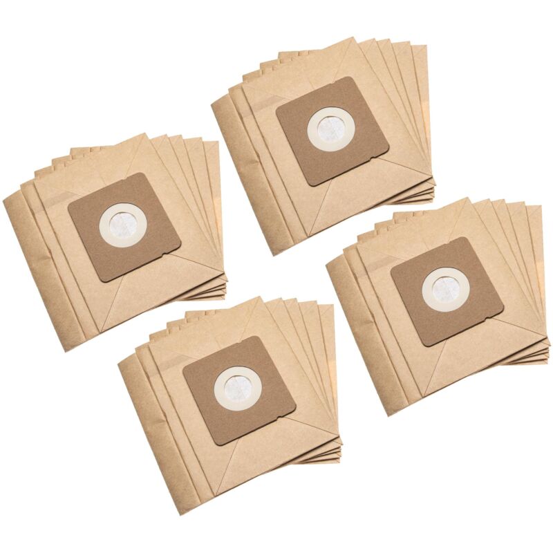 foto del prodotto vhbw 20x sacchetto compatibile con rowenta ro 524321, ro5227ea, ro5227ga, ro 5253oa aspirapolvere - carta, 17,7cm x 17,5cm color sabbia