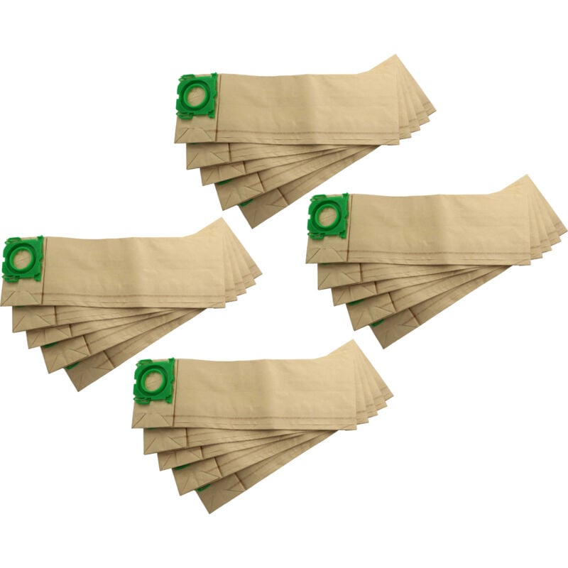 foto del prodotto vhbw 20x sacchetto compatibile con sebo airbelt k1 hunter, k1 komfort, k1 lemon, k1 onyx, k3 aspirapolvere carta, 41,1cm x 13,2cm marrone