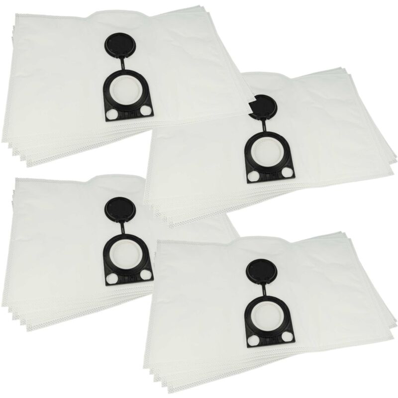 foto del prodotto vhbw 20x sacchetto compatibile con starmix nsg uclean 1420 aspirapolvere microfibra, volume di 20 l, 31cm x 51cm bianco