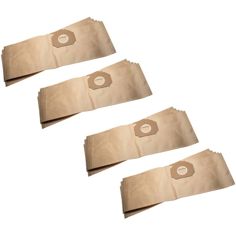 foto del prodotto vhbw 20x sacchetto compatibile con thomas boxer aspirapolvere carta, 63,3cm x 22cm marrone