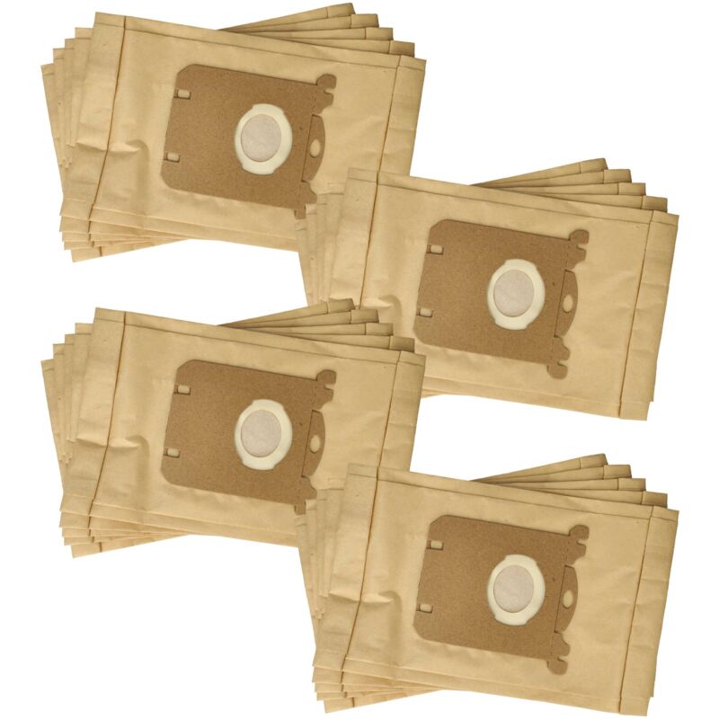 foto del prodotto vhbw 20x sacchetto compatibile con tornado super pro to 30 50 aspirapolvere carta, 25,8cm x 16,2cm, color sabbia