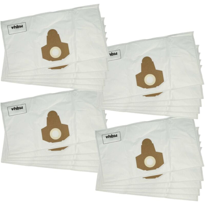 foto del prodotto vhbw 20x sacchetto sostituisce einhell ypl 1252, t5, ypl 1250, m4810 per aspirapolvere microfibra poliestere, 58cm x 31,5cm bianco
