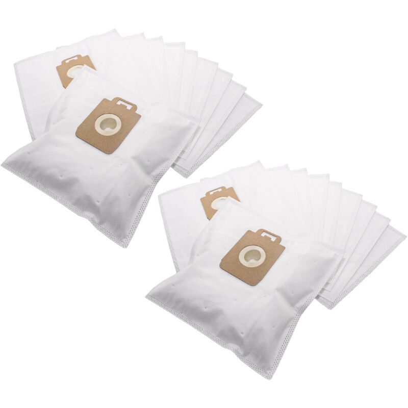 foto del prodotto vhbw 20x sacchetto sostituisce rossmann flink sauber r 040 per aspirapolvere microfibra, 32cm x 19cm bianco