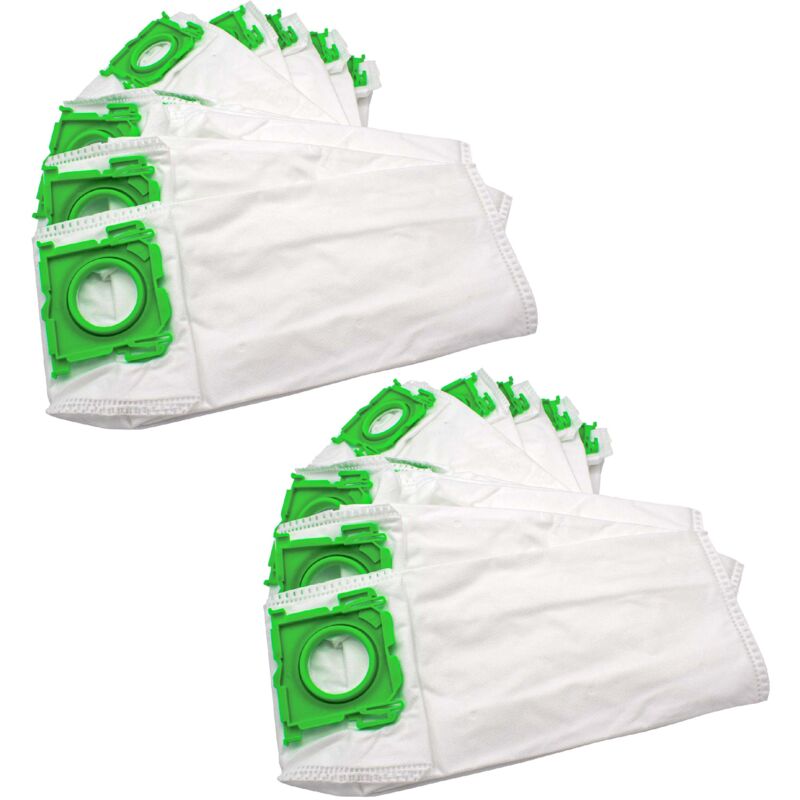foto del prodotto vhbw 20x sacchetto sostituisce sebo 6629, 6629 am, 6629 er per aspirapolvere in microfibra, 33,5cm x 17cm, bianco